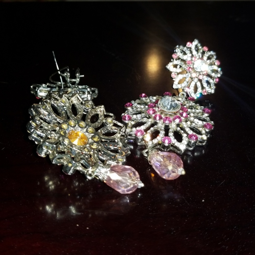 Fancy Pakistani/indian earrings - Picture 4 of 4